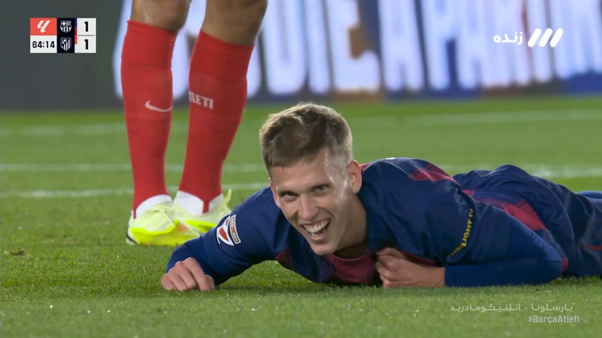 گل دوم بارسلونا به اتلتیکو مادرید (دنی اولمو)