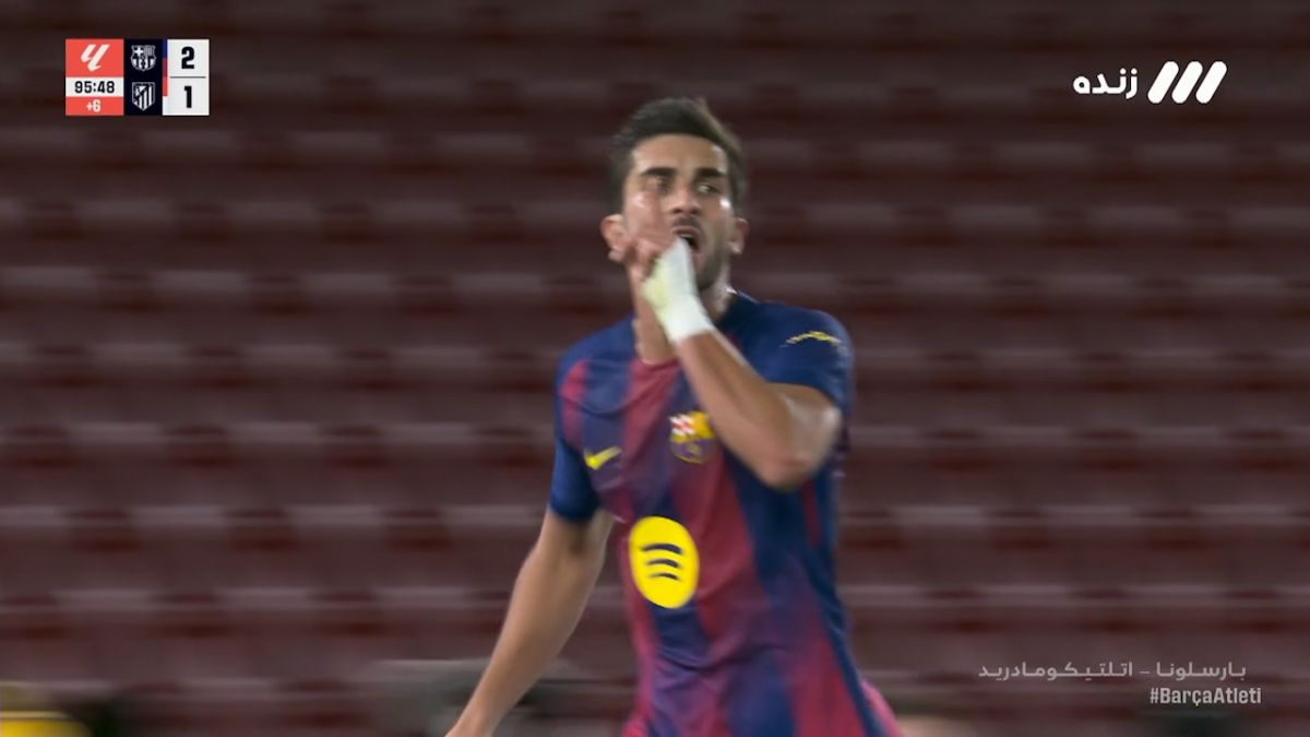 گل سوم بارسلونا به اتلتیکو مادرید (فران تورس)