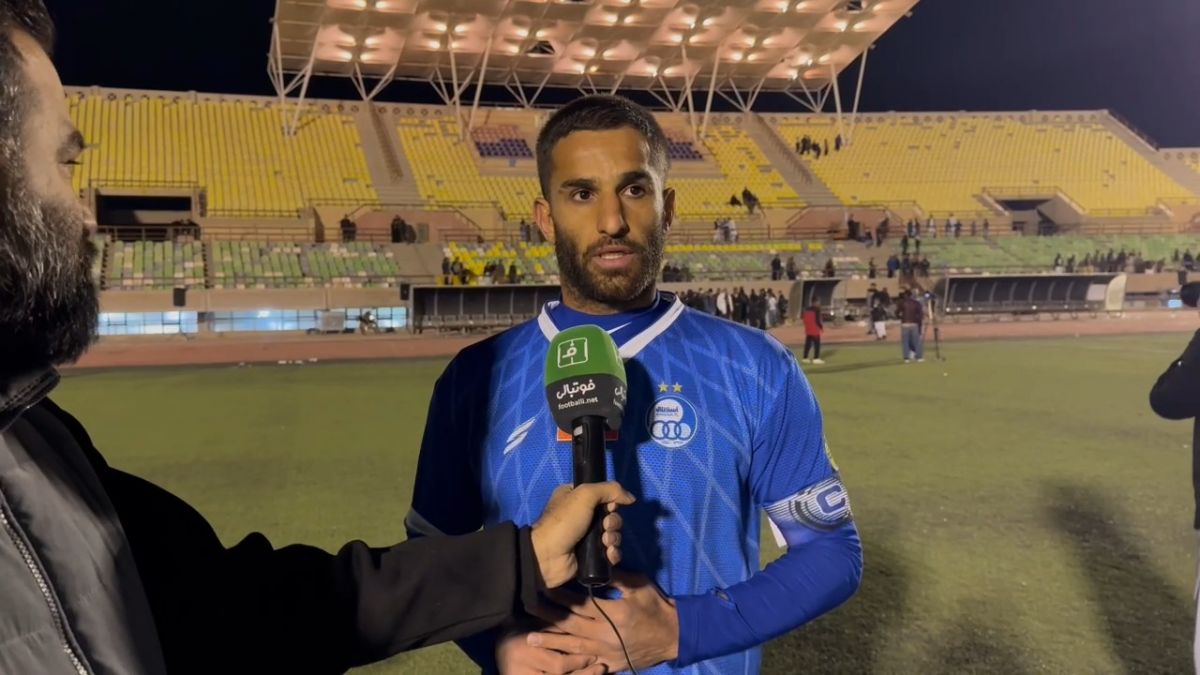 گفت و گو با بازیکنان تیم استقلال زاهدان بعد از برد مقابل امید تهران