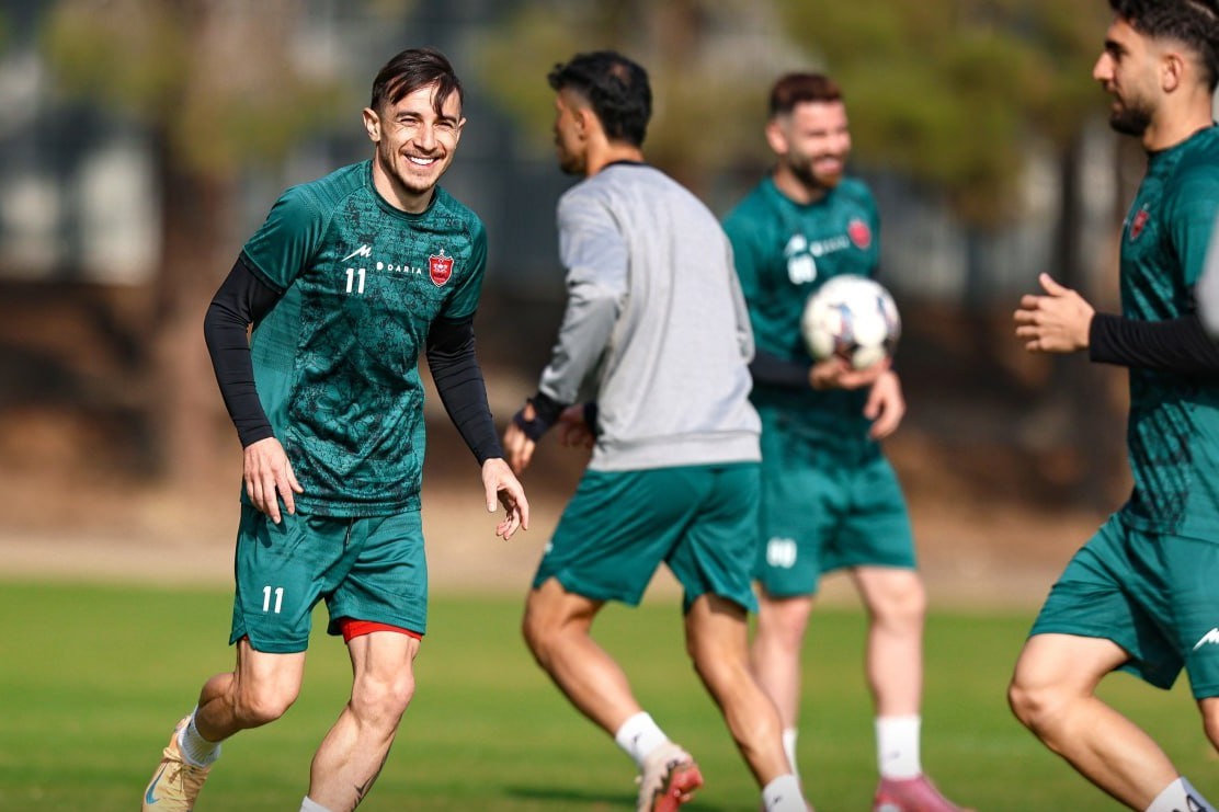 گزارش تصویری/ آخرین تمرین پرسپولیس پیش از دربی ۱۰۶