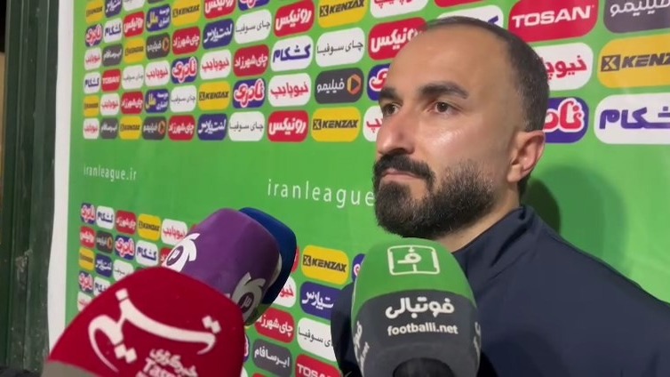 صحبتهای بازیکنان خیبر و شمس آذر بعد از پایان بازی