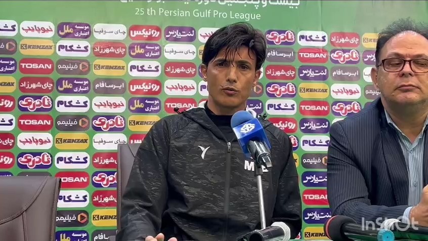 صحبتهای مربی شمس آذر بعد از دیدار مقابل خیبر