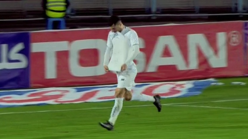 گل اول ملوان به مس رفسنجان (محمد علی نژاد)