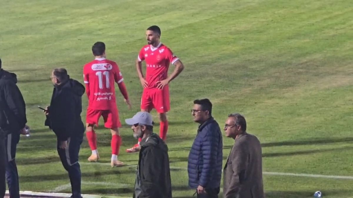 وضعیت بازیکنان پرسپولیس در پایان بازی دربی