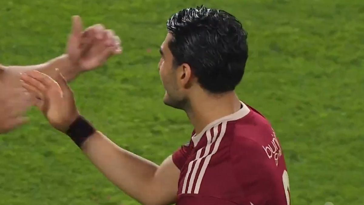 گل اول الوحده امارات به الجزیره (رضا غندی پور)