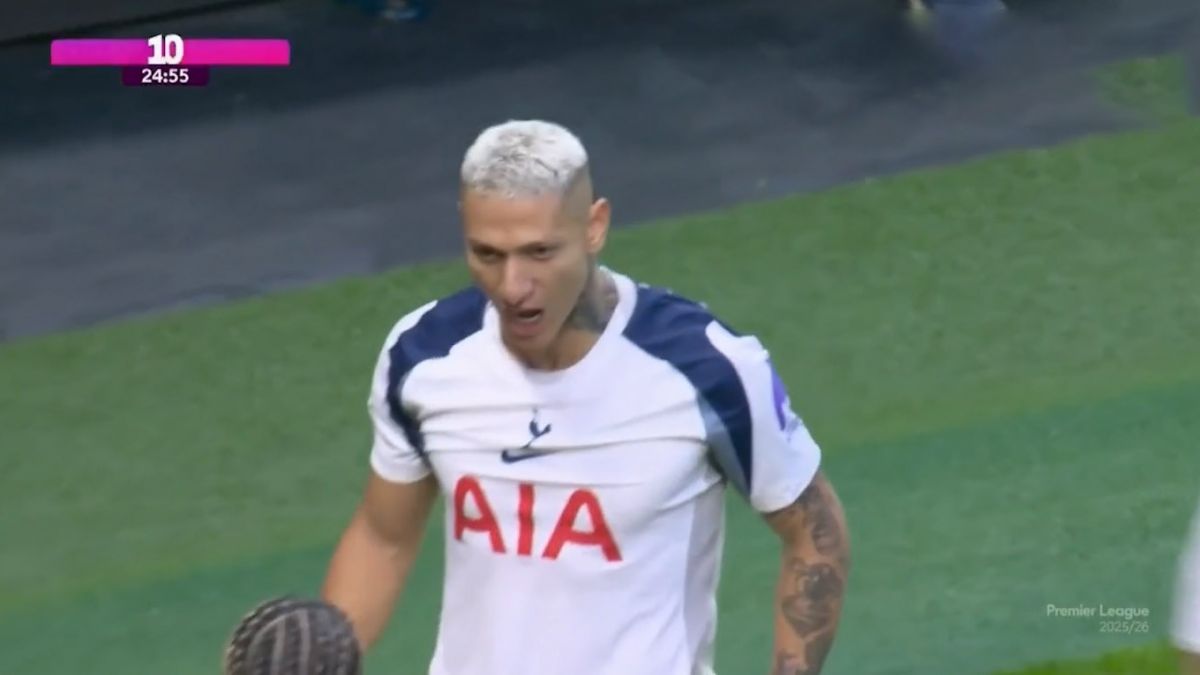 گل اول تاتنهام به برنتفورد (ریچارلیسون)