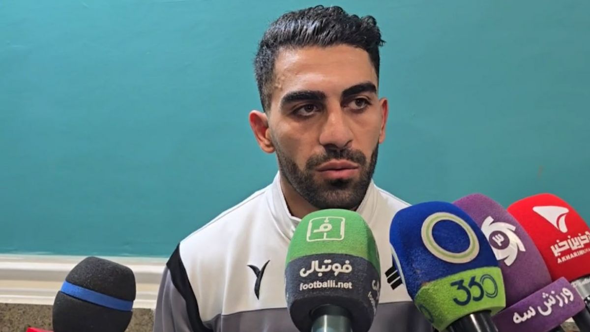 صحبت های مجید قشقایی بازیکن سایپا بعد از بازی با فرد البرز
