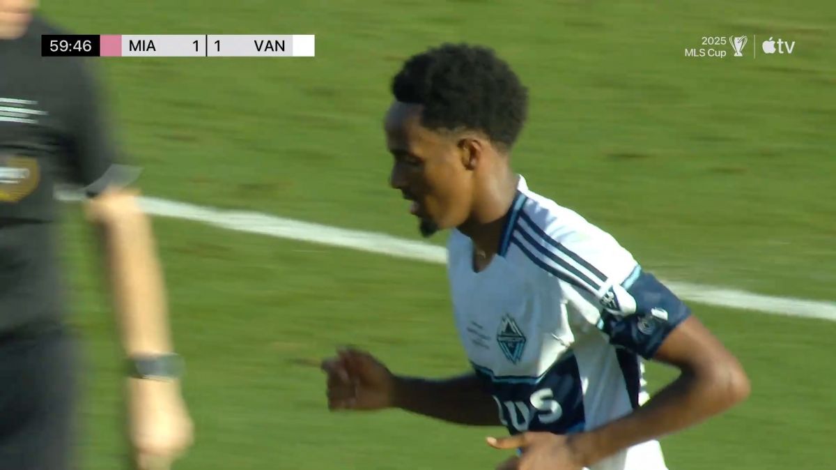 گل اول ونکوور وایتکپز به اینتر میامی (علی احمد)