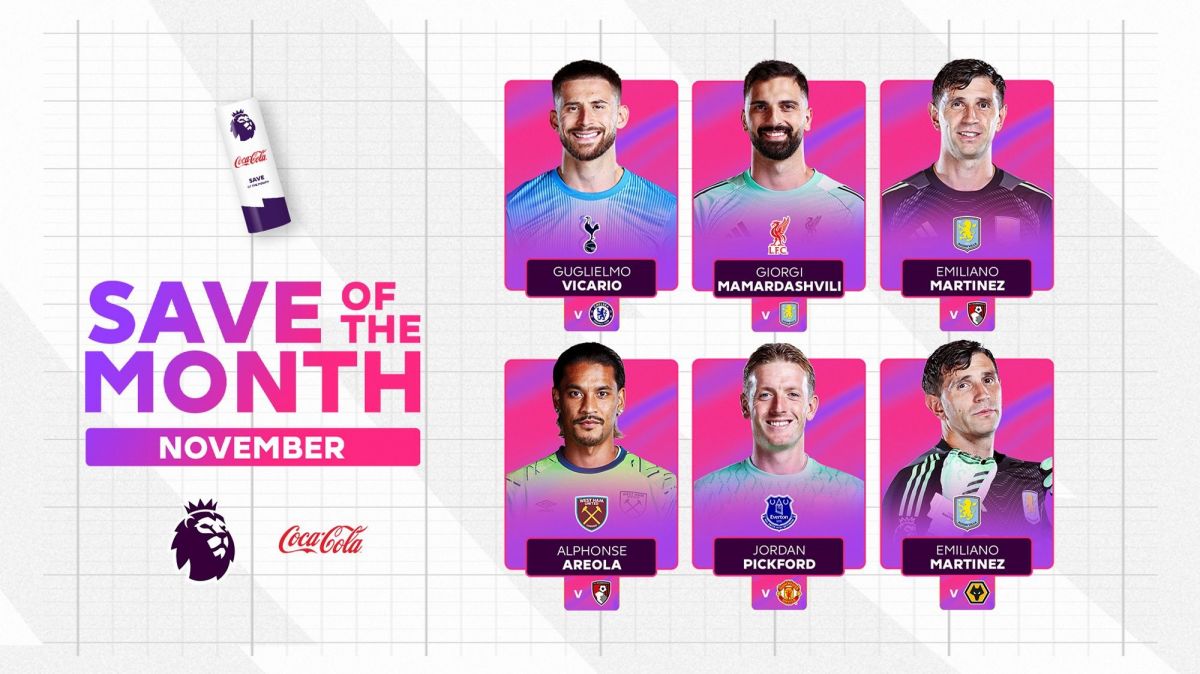 نامزدهای بهترین سیو لیگ انگلیس در ماه نوامبر 2025