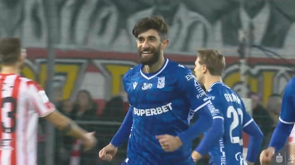 گل دوم لخ پوزنان به کراکویا (علی قلی زاده)