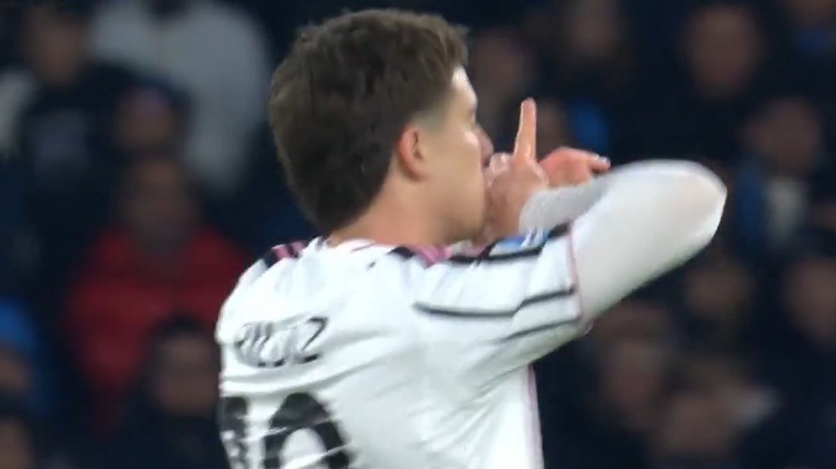 گل اول یوونتوس به ناپولی (کنان ییلدیز)