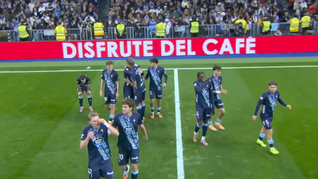 گل اول سلتاویگو به رئال مادرید (گل زیبای سودبرگ)