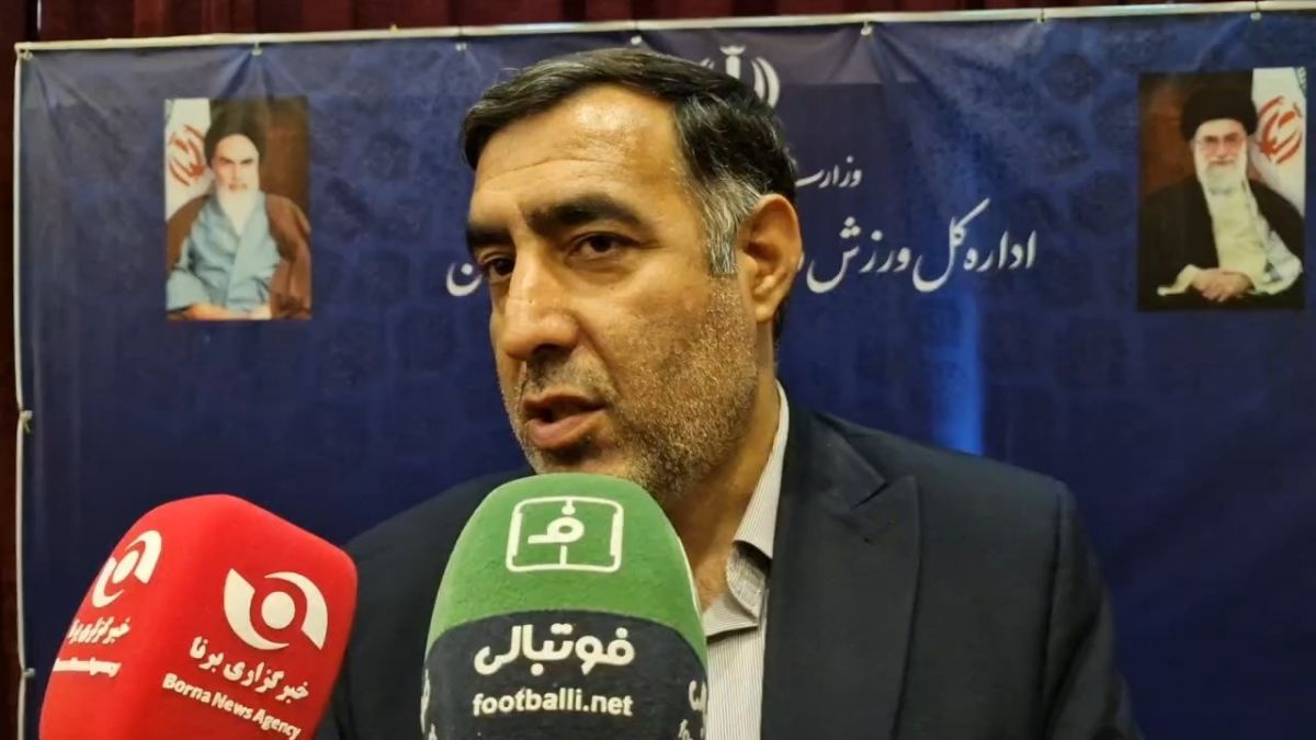 گفت و گو با علی جوادی در حاشیه مراسم معارفه مدیر کل جدید ورزش و جوانان استان تهران