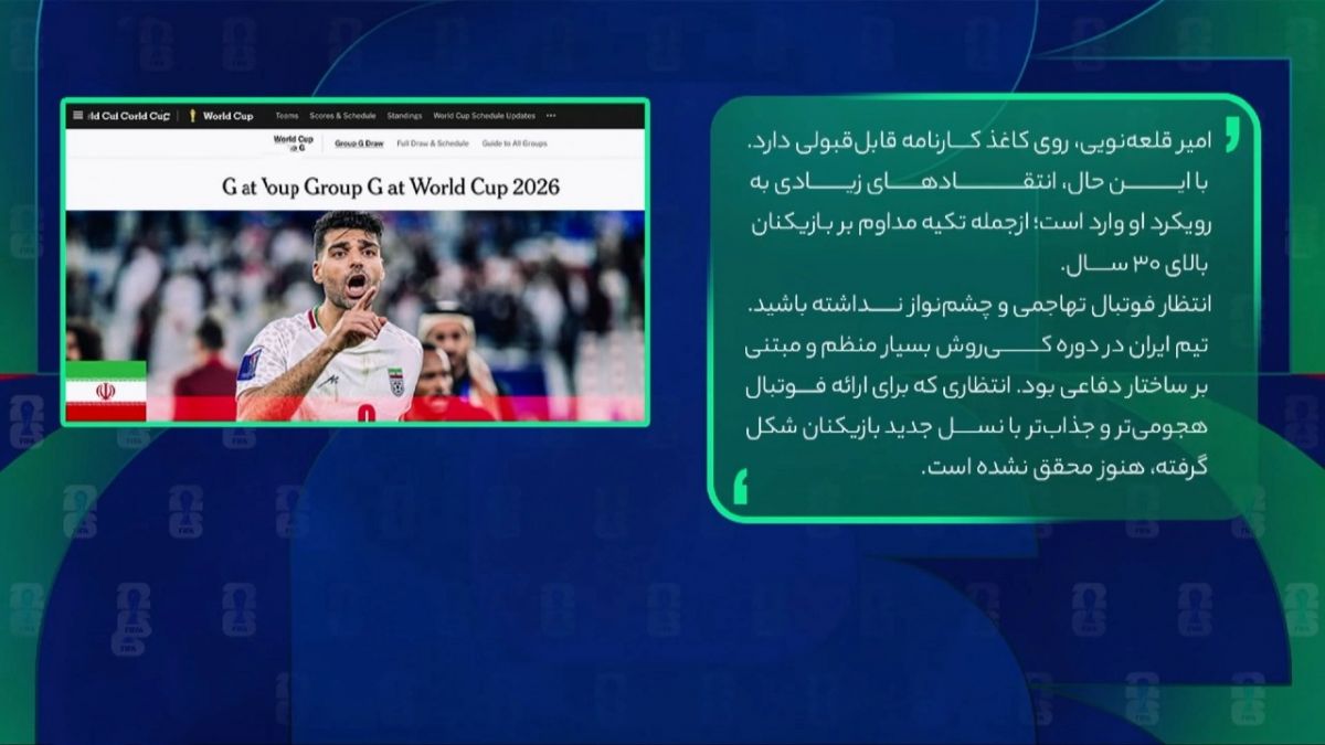 واکنش های تیم های رقیب ایران به همگروهی با تیم ملی