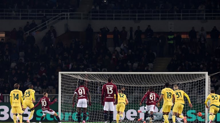 گل اول تورینو به میلان (ولاسیچ)