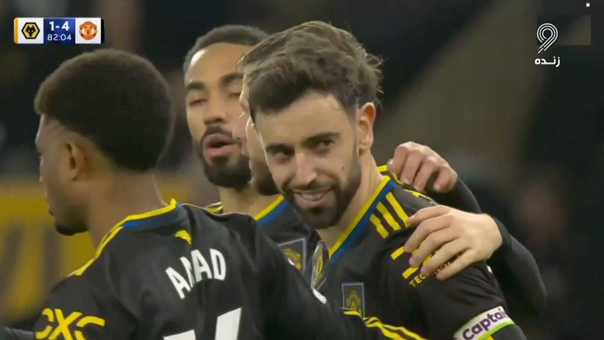 گل چهارم منچستر یونایتد به ولورهمپتون (دبل فرناندز)