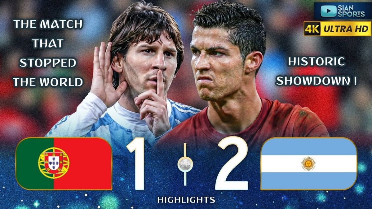 اولین ملاقات رونالدو و مسی در دیدارهای ملی در سال 2011