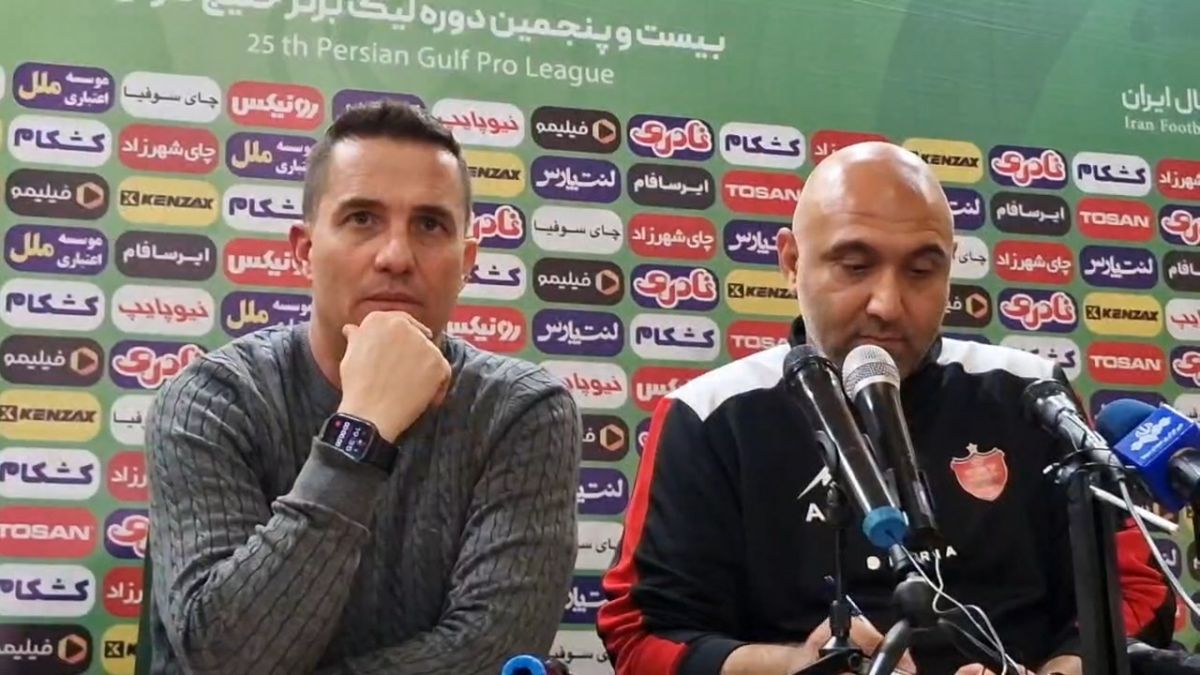 کنفرانس خبری اوسمار سرمربی پرسپولیس پس از برتری مقابل پیکان