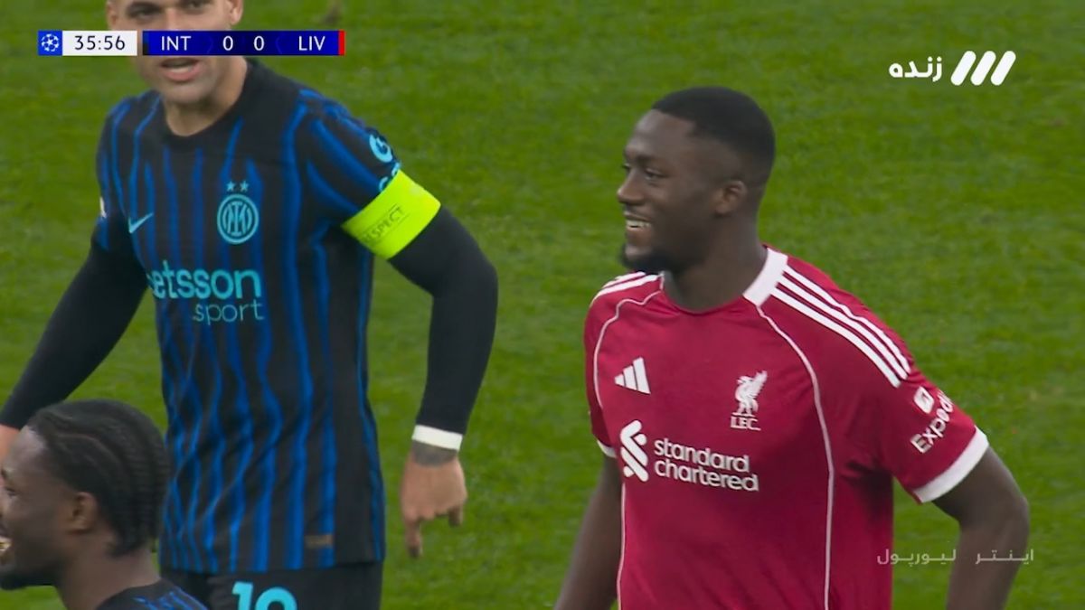 گل مردود کوناته برای لیورپول مقابل اینتر
