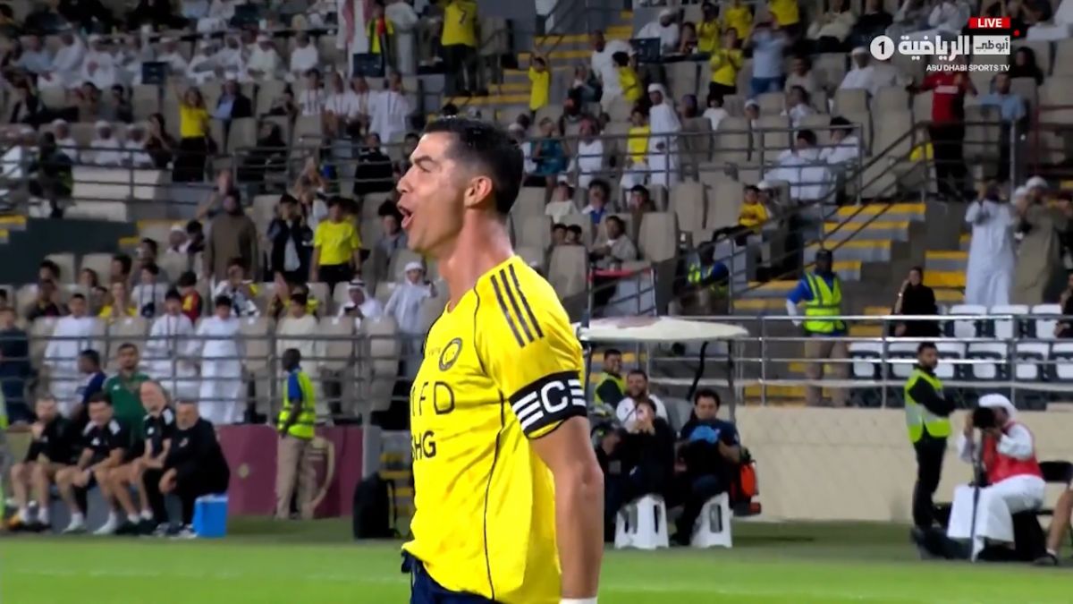 گل اول النصر به الوحده (کریستیانو رونالدو)