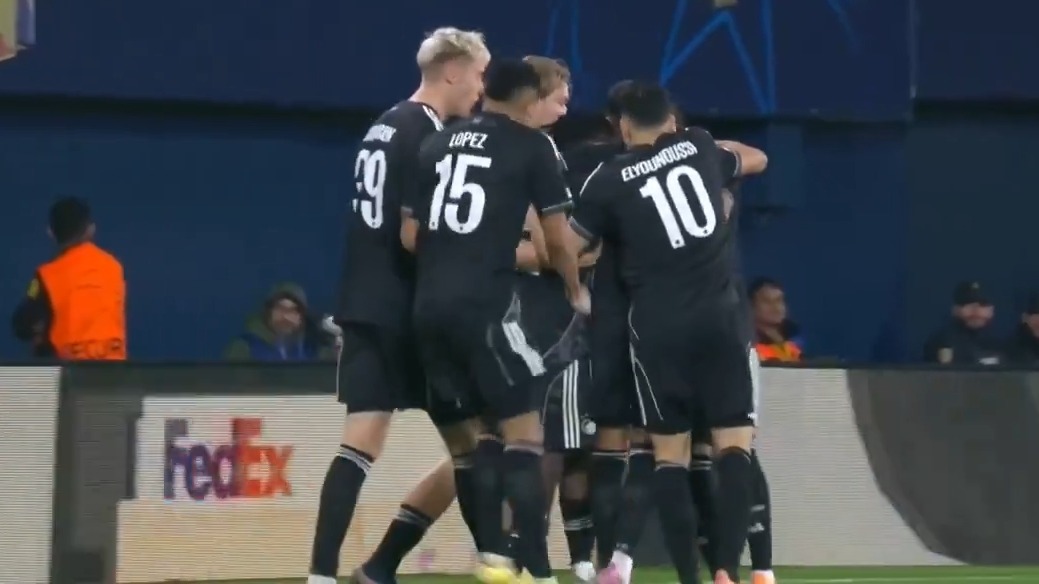 گل دوم کپنهاگن به ویارئال (آچوری)