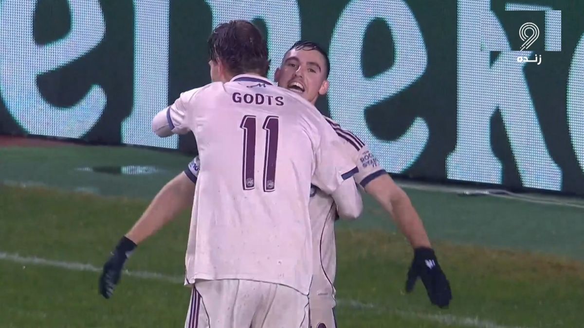 گل چهارم آژاکس به قره باغ (دبل گلوخ)