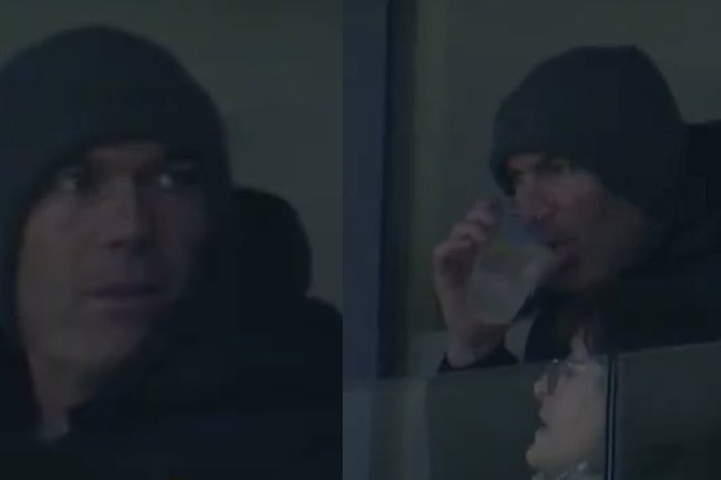 عکس؛ زیدان تماشاگر بازی رئال مادرید - منچسترسیتی بود