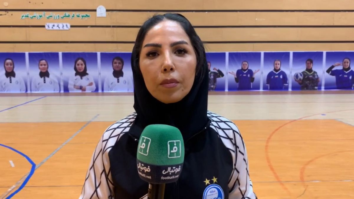 صحبتهای شهناز یاری سرمربی تیم فوتسال استقلال بعد از بازی با پالایش نفت آبادان