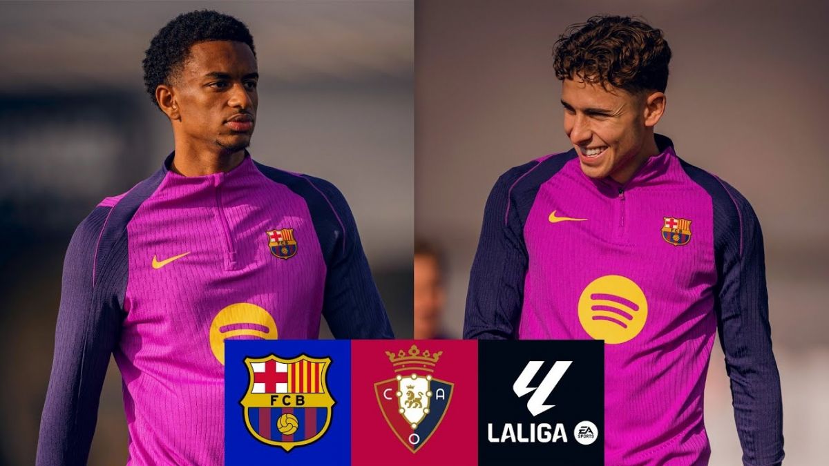 آخرین تمرین بارسلونا برای تقابل با اوساسونا