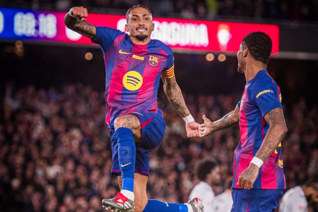 پیروزی شیرین بارسلونا مقابل اوساسونا با دبل ستاره برزیلی