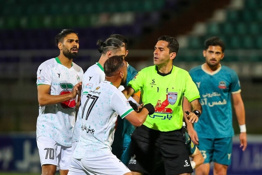 اعلام داور دیدار ذوب آهن و شمس آذر قزوین