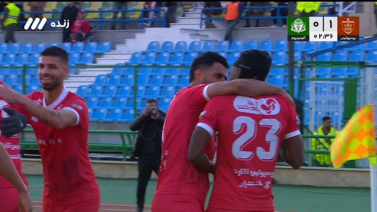 گل اول پرسپولیس به آلومینیوم اراک (تیوی بیفوما)