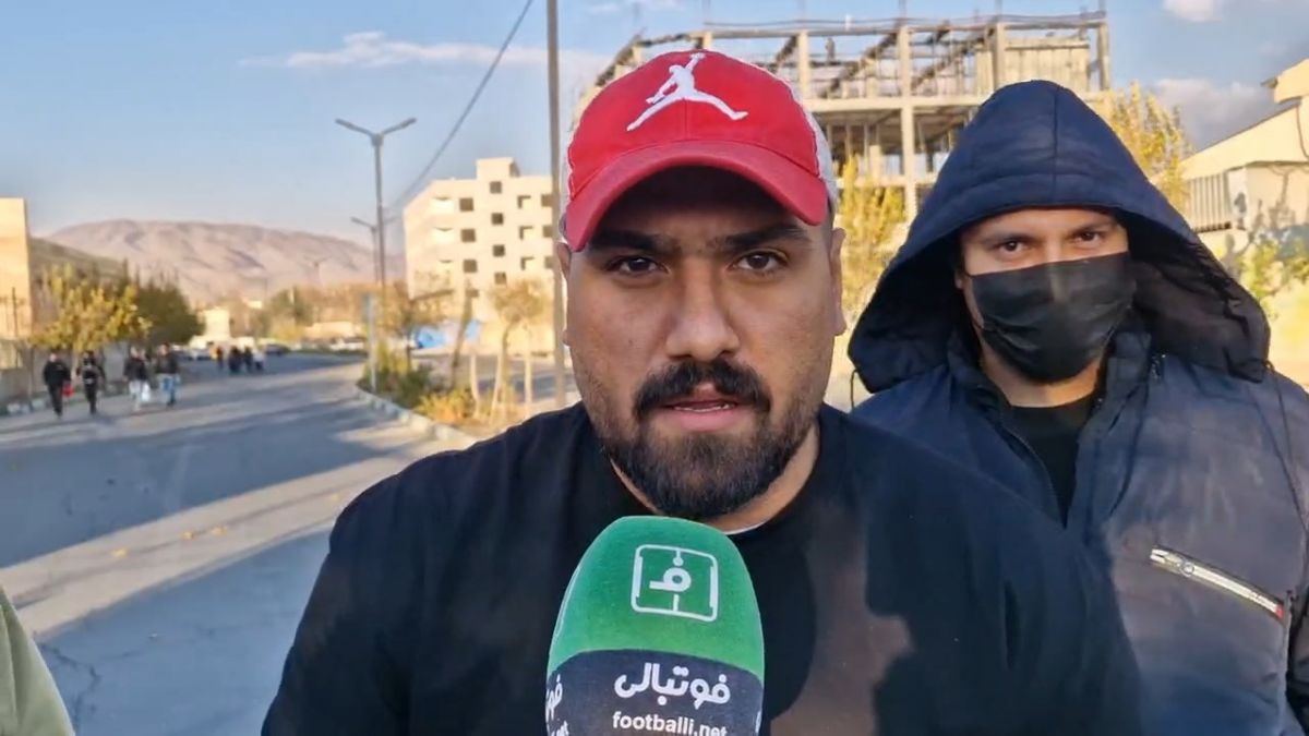 روش جدید کریخوانی هوادار پرسپولیس برای رقیب سنتی