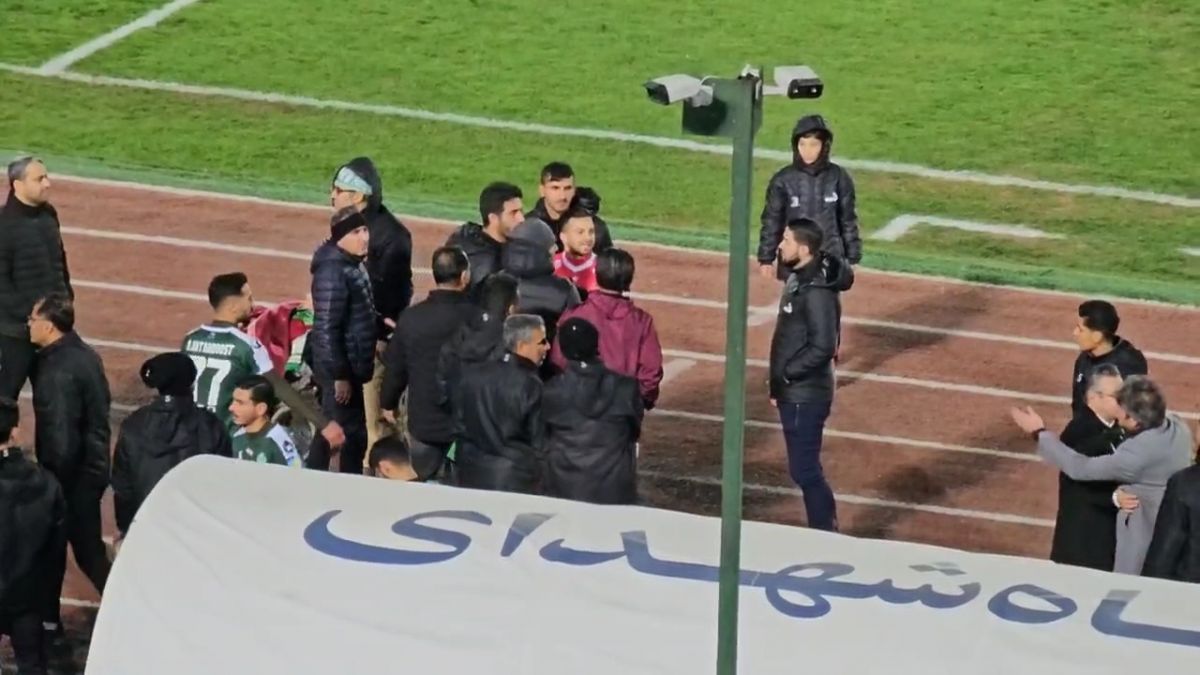 درگیری سروش رفیعی با نیمکت آلومینیوم بعد از مسابقه