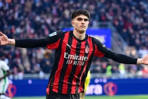 واکنش ستاره جوان میلان به زدن دو گل مقابل ساسولو