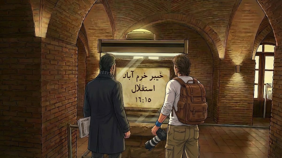 انیمیشن فوتبالی از تقابل استقلال و خیبر خرم آباد