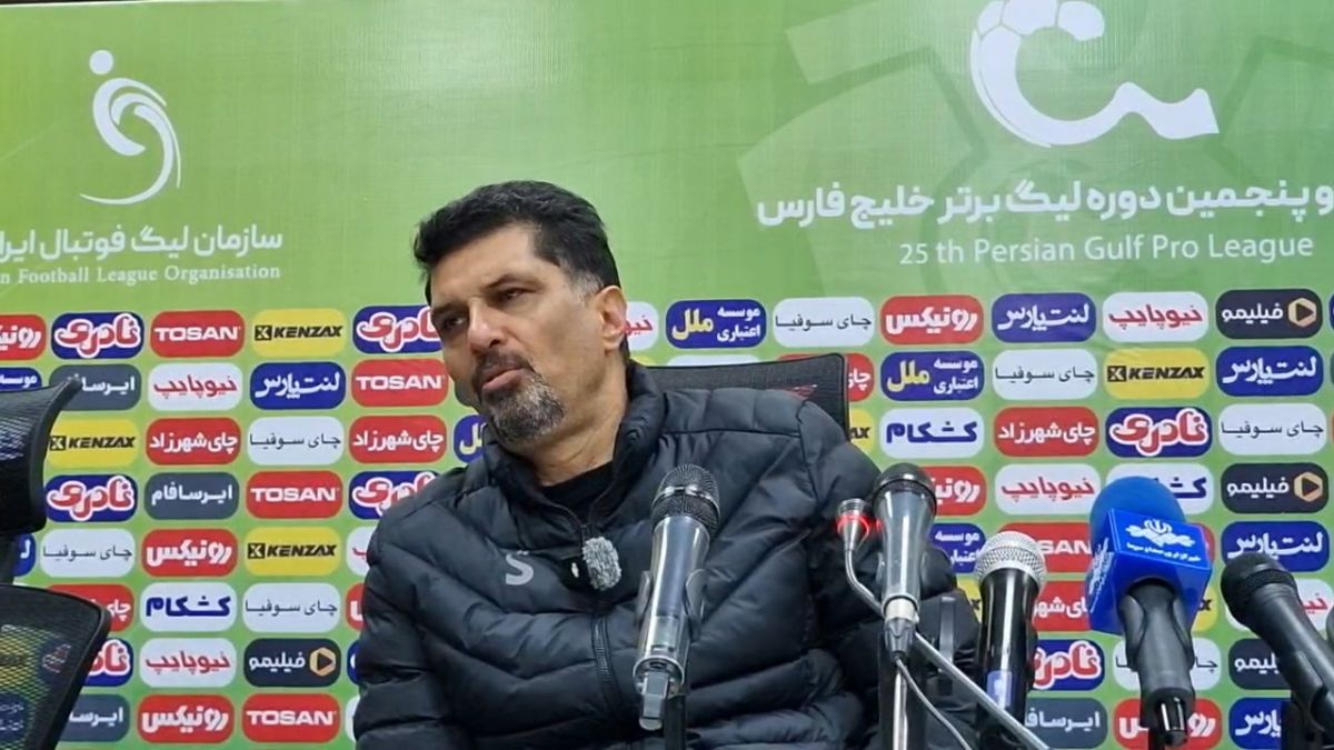 نشست خبری مجتبی حسینی، بعد از شکست مقابل پرسپولیس