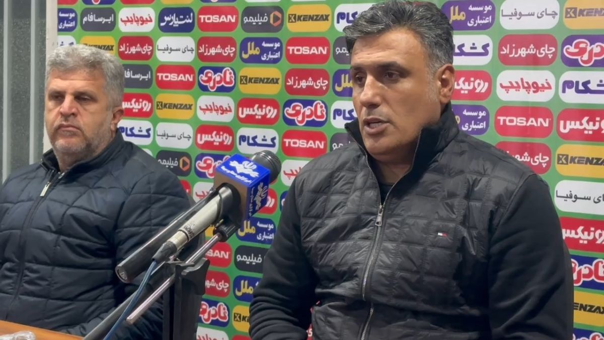 صحبتهای امیر خلیفه اصل سرمربی استقلال خوزستان بعد از دیدار با چادرملو