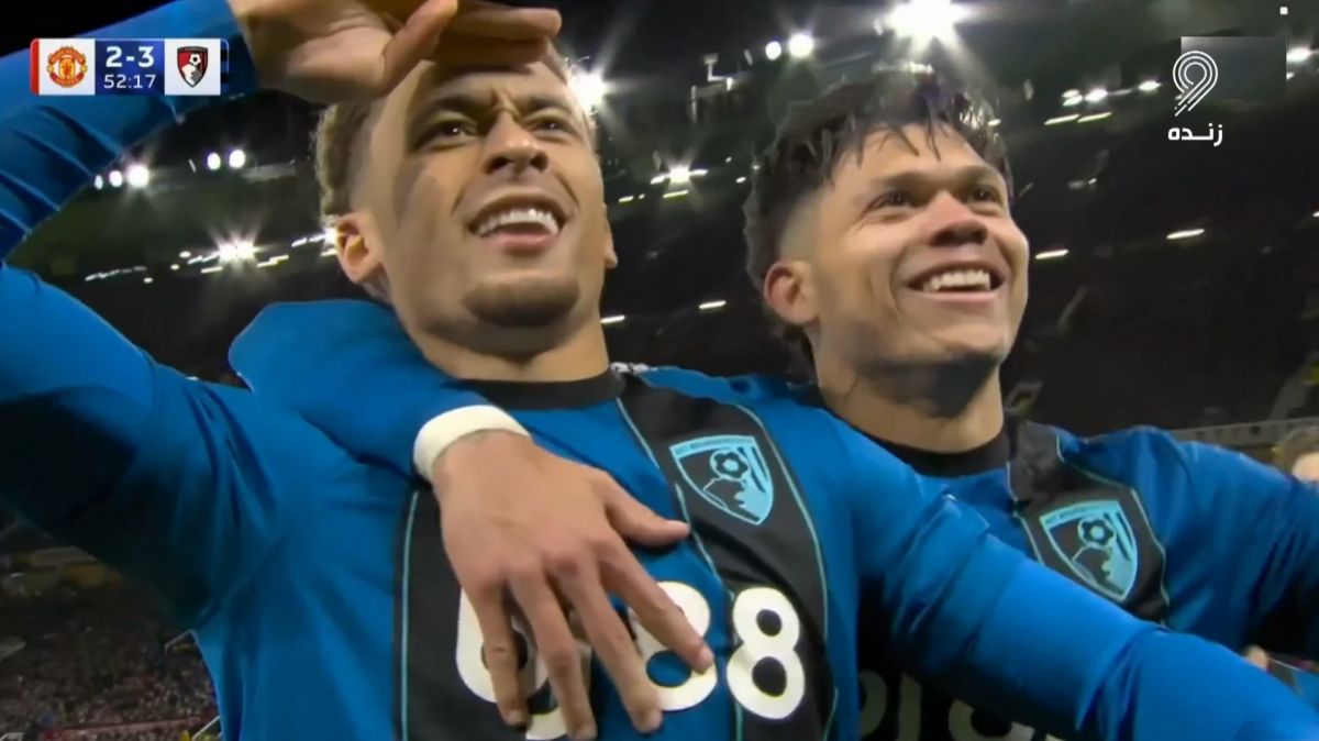 گل سوم بورنموث به منچستریونایتد (گل زیبای تاورنیر)