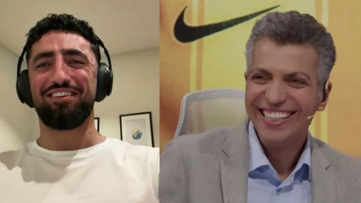 شروع خندهدار مکالمه عادل فردوسیپور با اللهیار صیادمنش