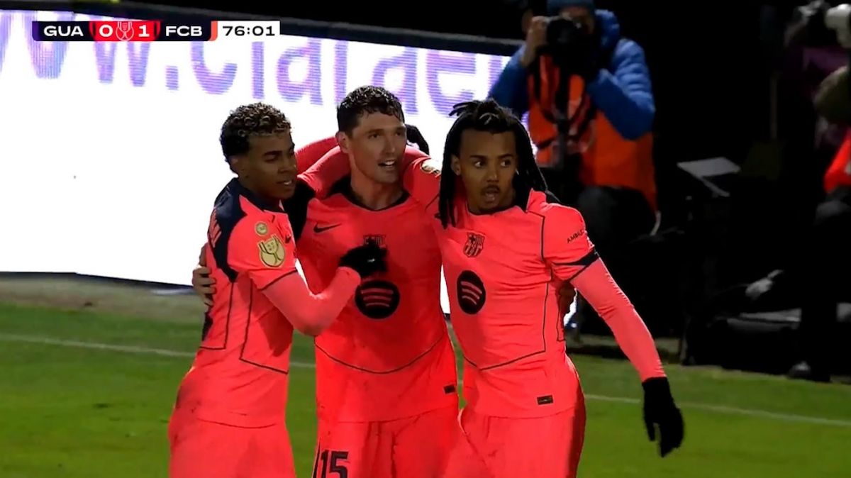 گل اول بارسلونا به گوادلاخارا (آندرئاس کریستنسن)