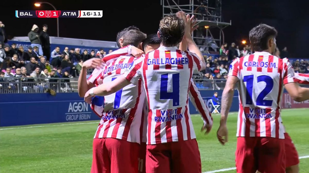 گل اول اتلتیکو مادرید به اتلتیکو بلیرز (گریزمان)