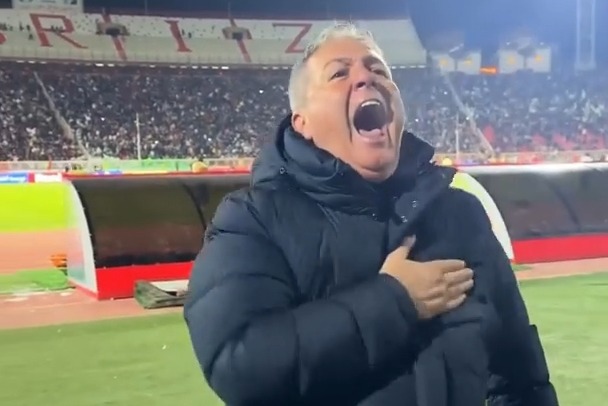 شادی دیوانه وار اسکوچیچ پس از برتری تراکتور مقابل پرسپولیس