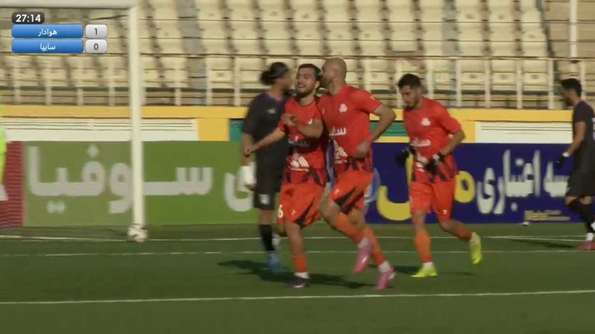 گل اول سایپا به هوادار (سامان محرابی زاده)