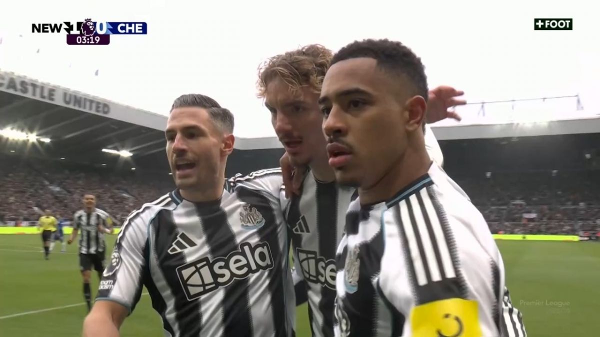 گل اول نیوکاسل به چلسی (وولتماده)