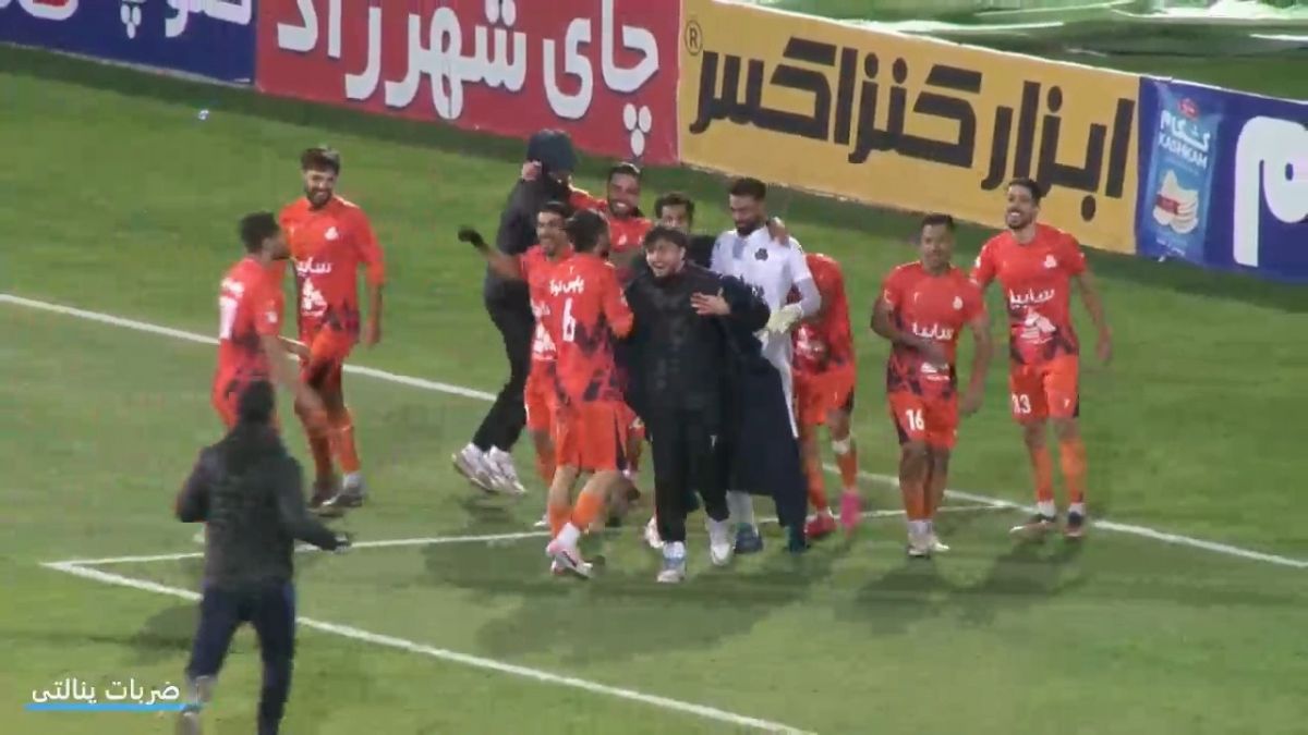 ضربات پنالتی دیدار هوادار ۶-۷ سایپا