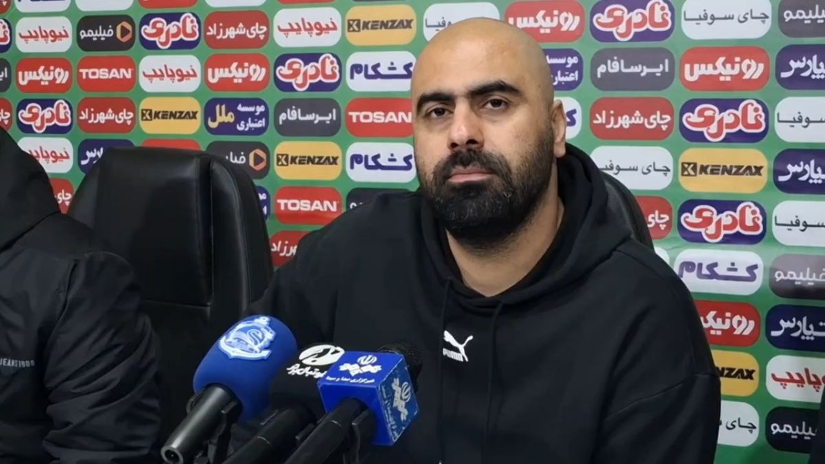 صحبتهای مازیار زارع در نشست خبری بعد از دیدار با مس شهر بابک