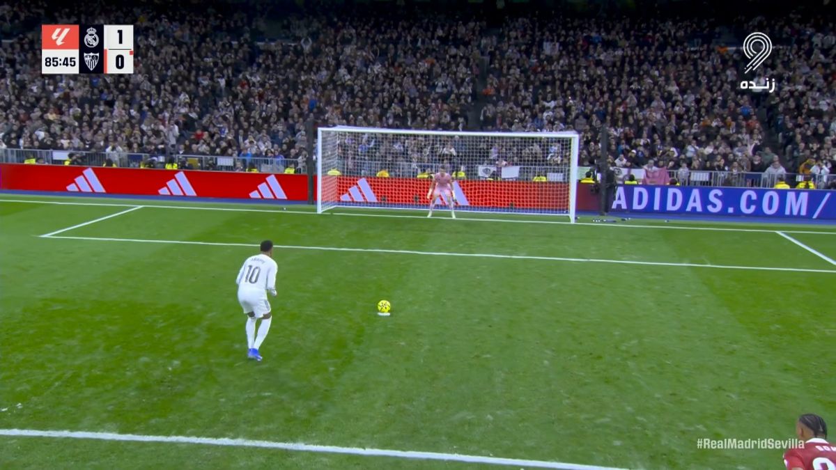 گل دوم رئال مادرید به سویا (امباپه)