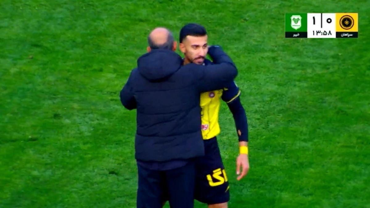 گل اول سپاهان به خیبر (محمد عسکری)