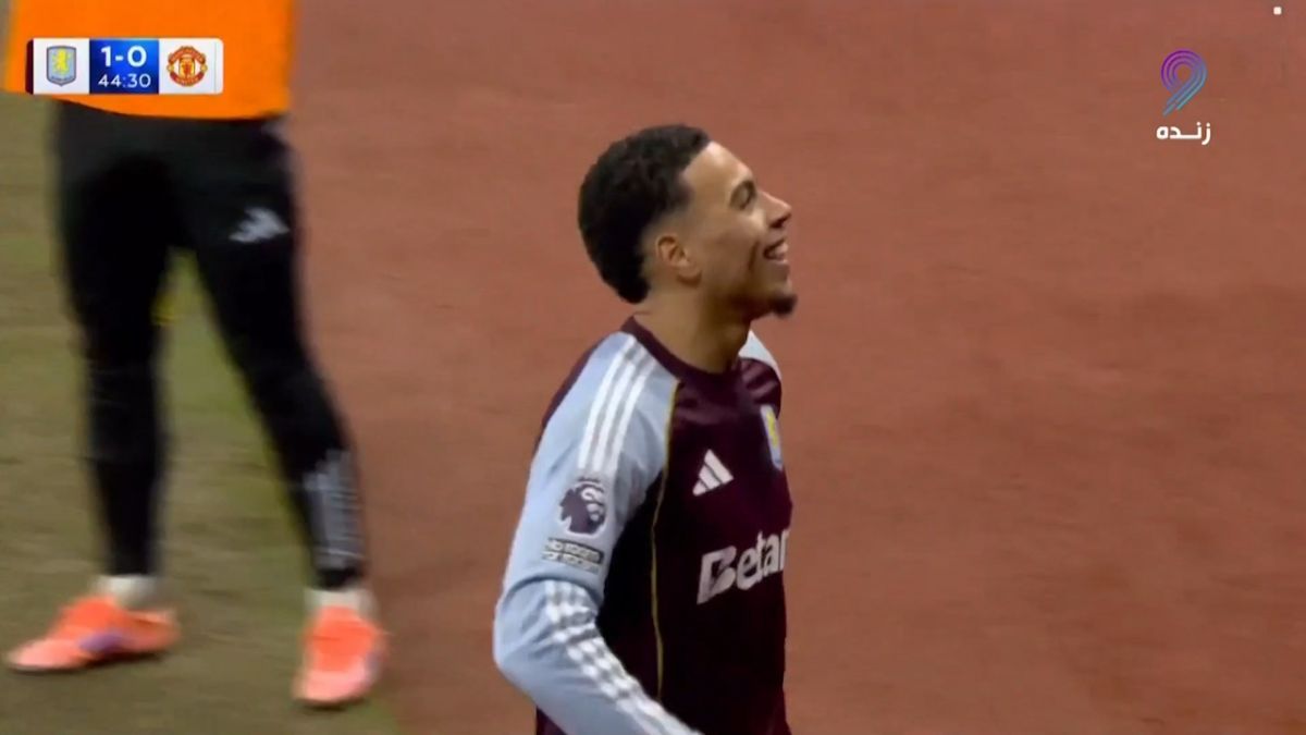 گل اول استون ویلا به منچستر یونایتد (مورگان راجرز)